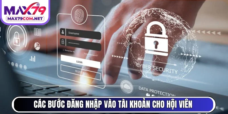 Các bước đăng nhập vào tài khoản cho hội viên