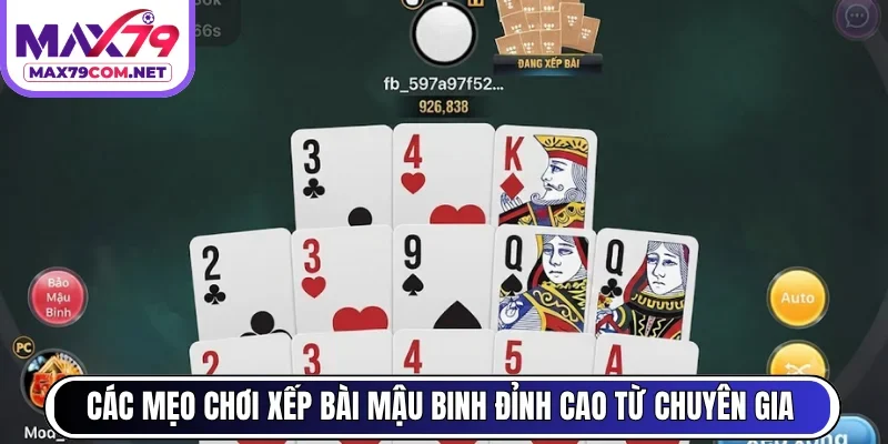 Các mẹo chơi xếp bài Mậu Binh đỉnh cao từ chuyên gia